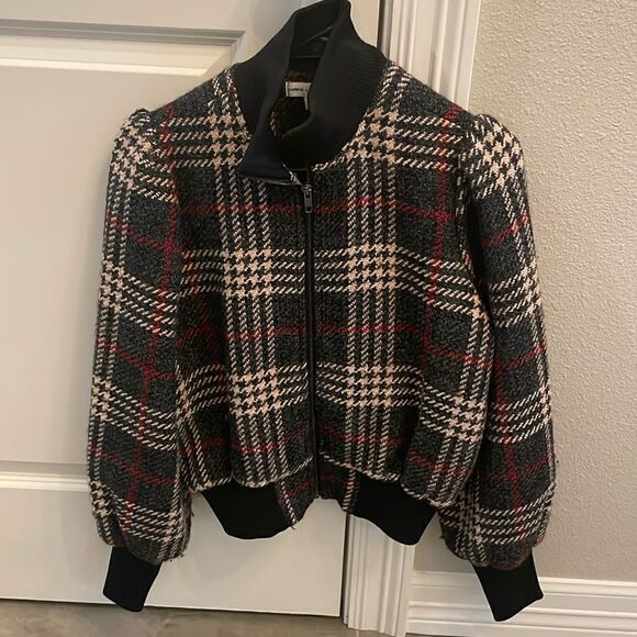Express plaid crop jacket xs - Picture 1 of 11